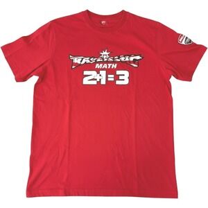 Ducati Corse Racing T Shirt Mens Medium Red Graphic Motorcycle MotoGP Cotton Tee
